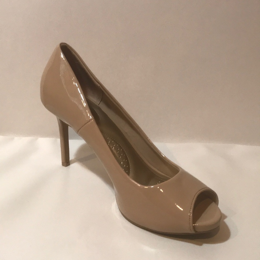 DexFlex Comfort opened toed stiletto heels
